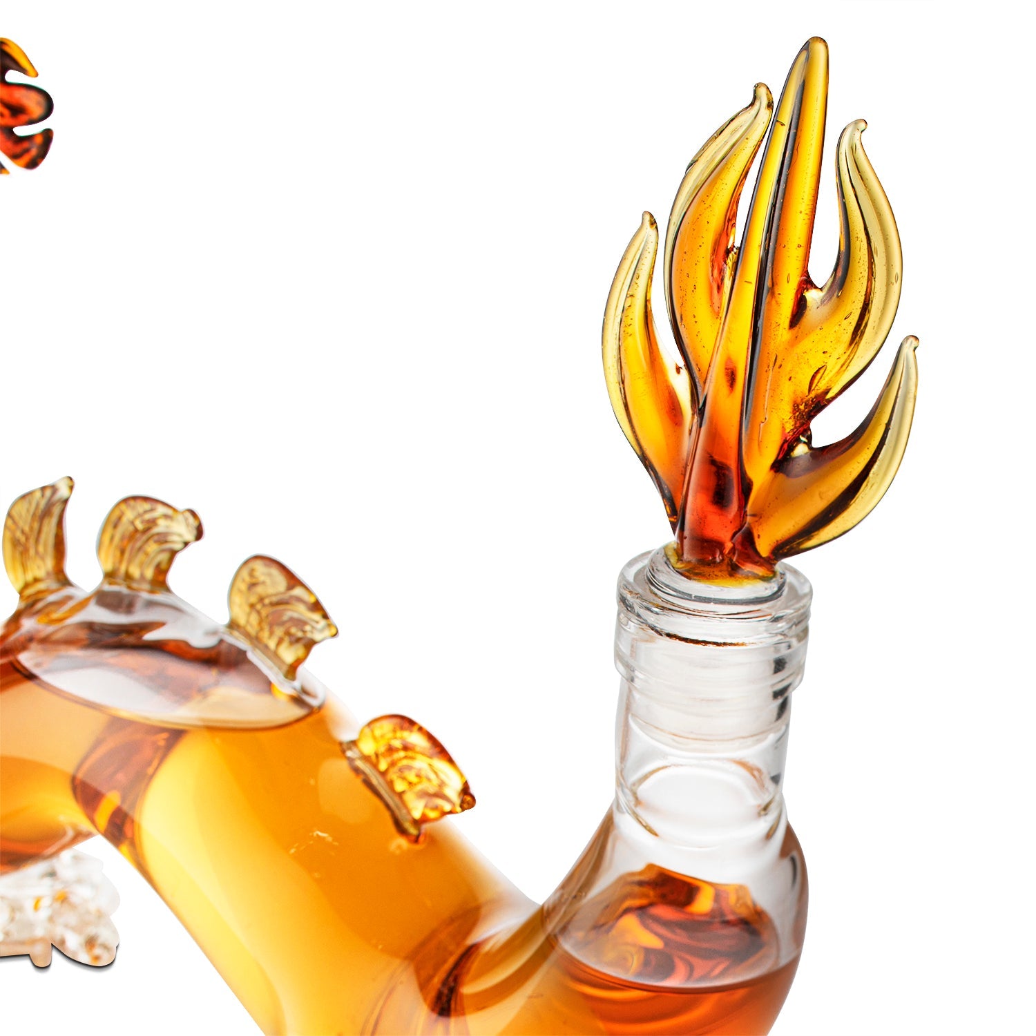 Dragon Drinking Decanter - Whiskey and Wine Decanter Large 10x16" (600ml)-4