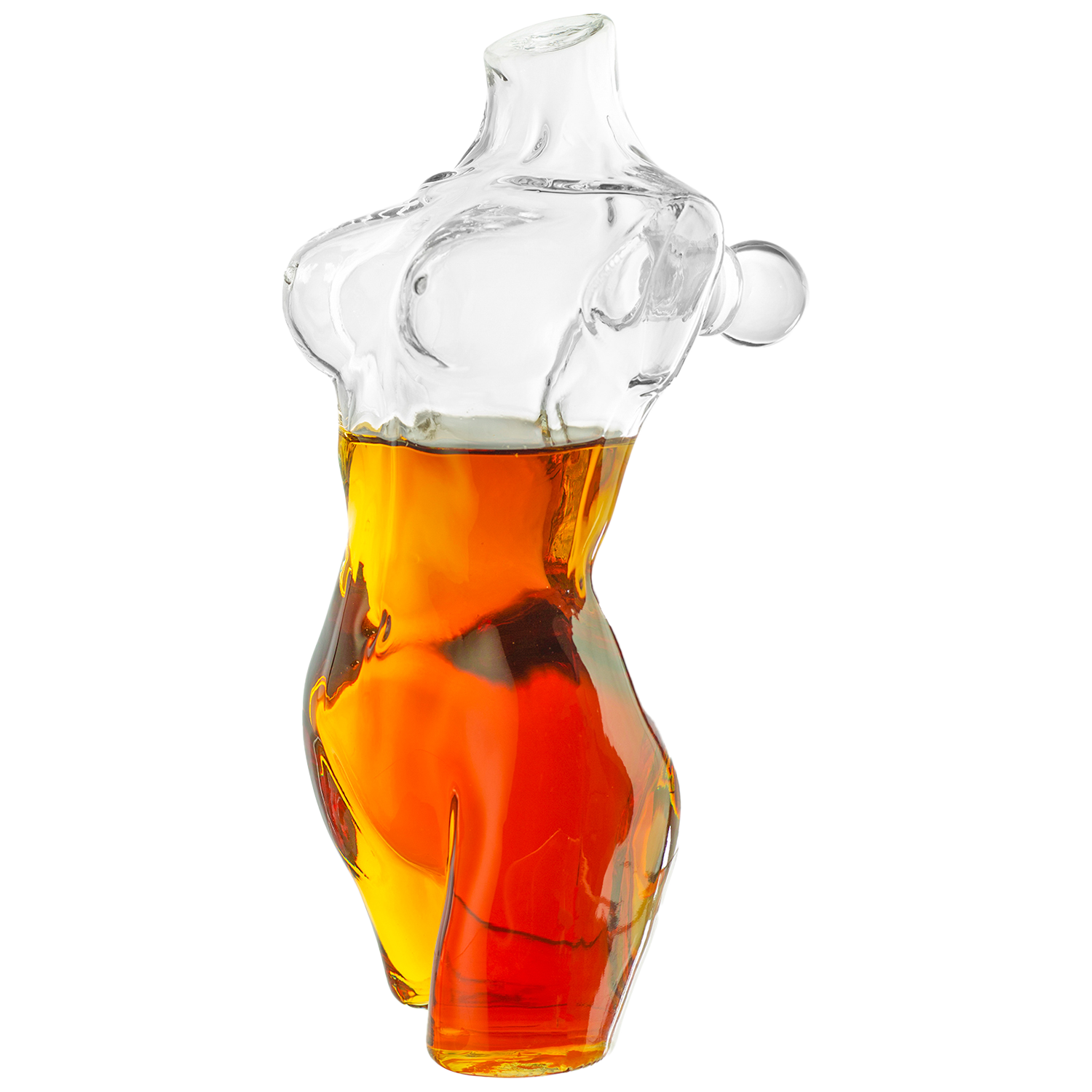 Lady Body Sculpture Whiskey & Wine Decanter Elegant Glass-1