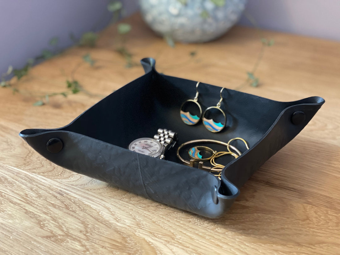 Upcycled Rubber Trinket Tray-0