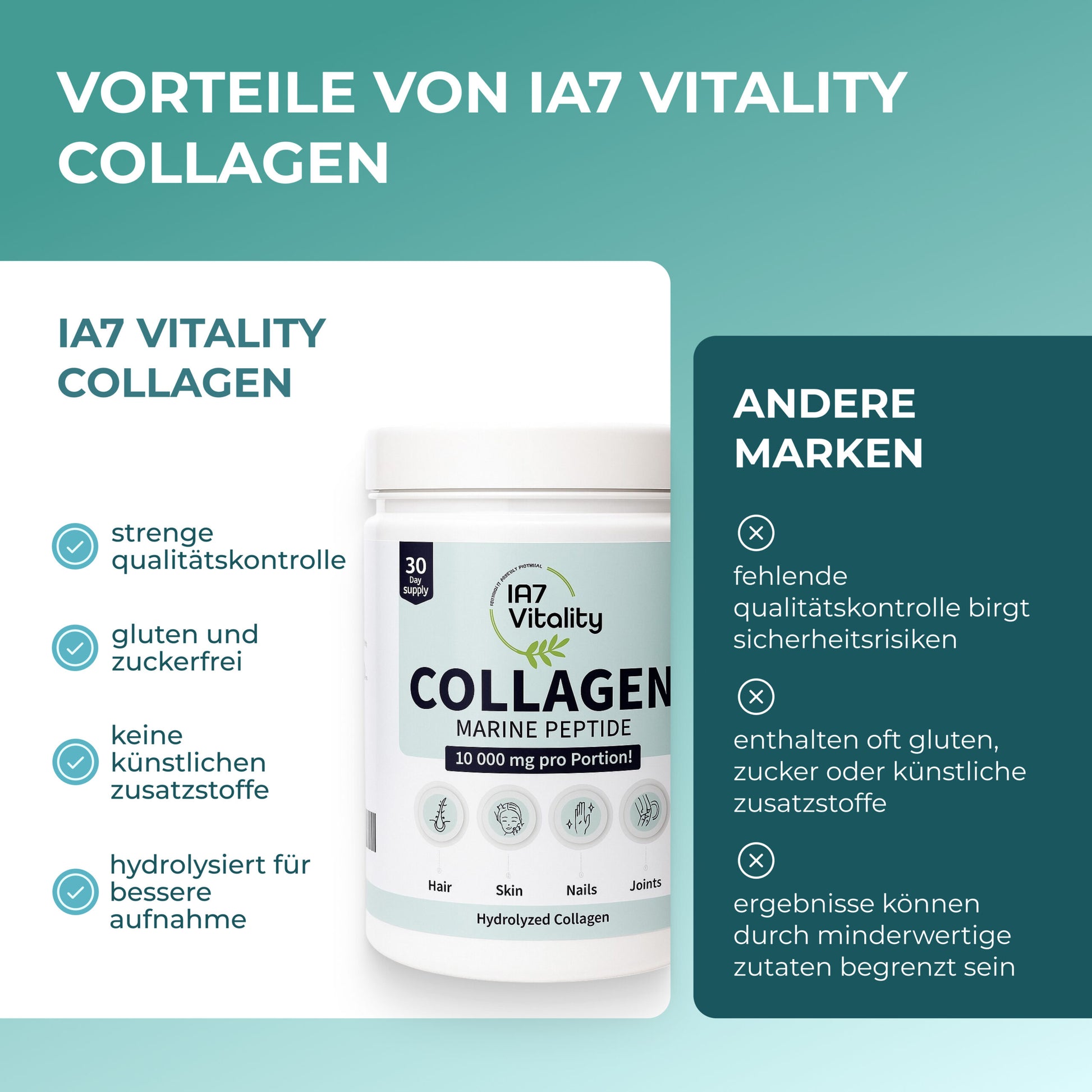 IA7 Marines Kollagenpulver – Vorteilspack (3 × 300g)-5