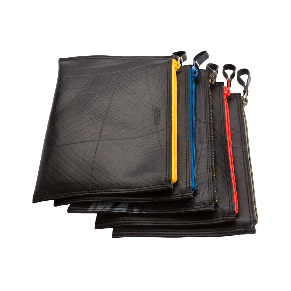 Lewis Essential Medium Flat Vegan Pouch - Eco Travel Pouch-4
